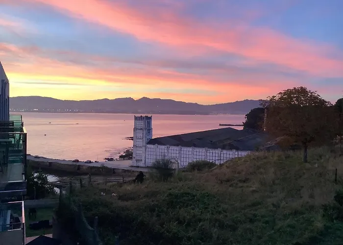 Apartamento Con Vistas A La Ria Y Cerca De Playa.
